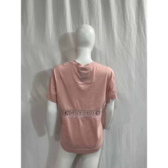 Givenchy Lace Insert Pink T-Shirt Size S - Picture 3 of 5